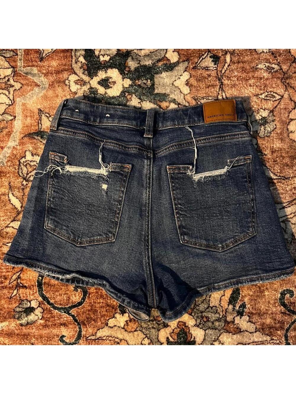 American Eagle Women's Navy and Blue Shorts